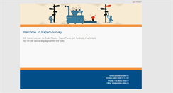 Desktop Screenshot of expert-survey.org