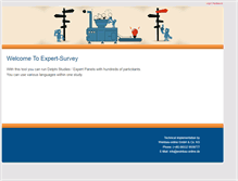 Tablet Screenshot of expert-survey.org